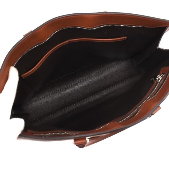 Louis Vuitton Sac Plat Horizontal Zip Briefcase Ombre Leather Acajous - Picture 8 of 8